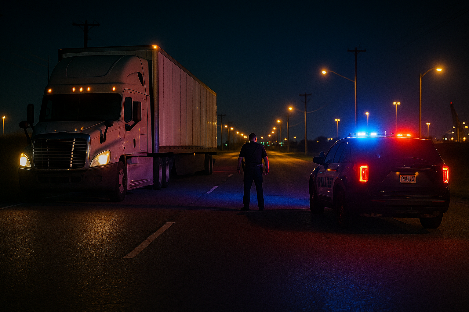 CDL DWI in Galveston: Keeping Your License When a Port Run Ends in Blue Lights