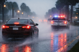 Winter Driving Patterns That Draw Police Attention in Galveston