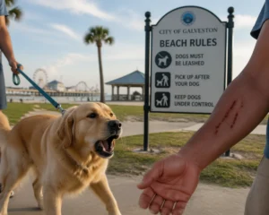 Dog Bite Injuries at Galveston Parks and Beach Areas: Who Is Responsible?
