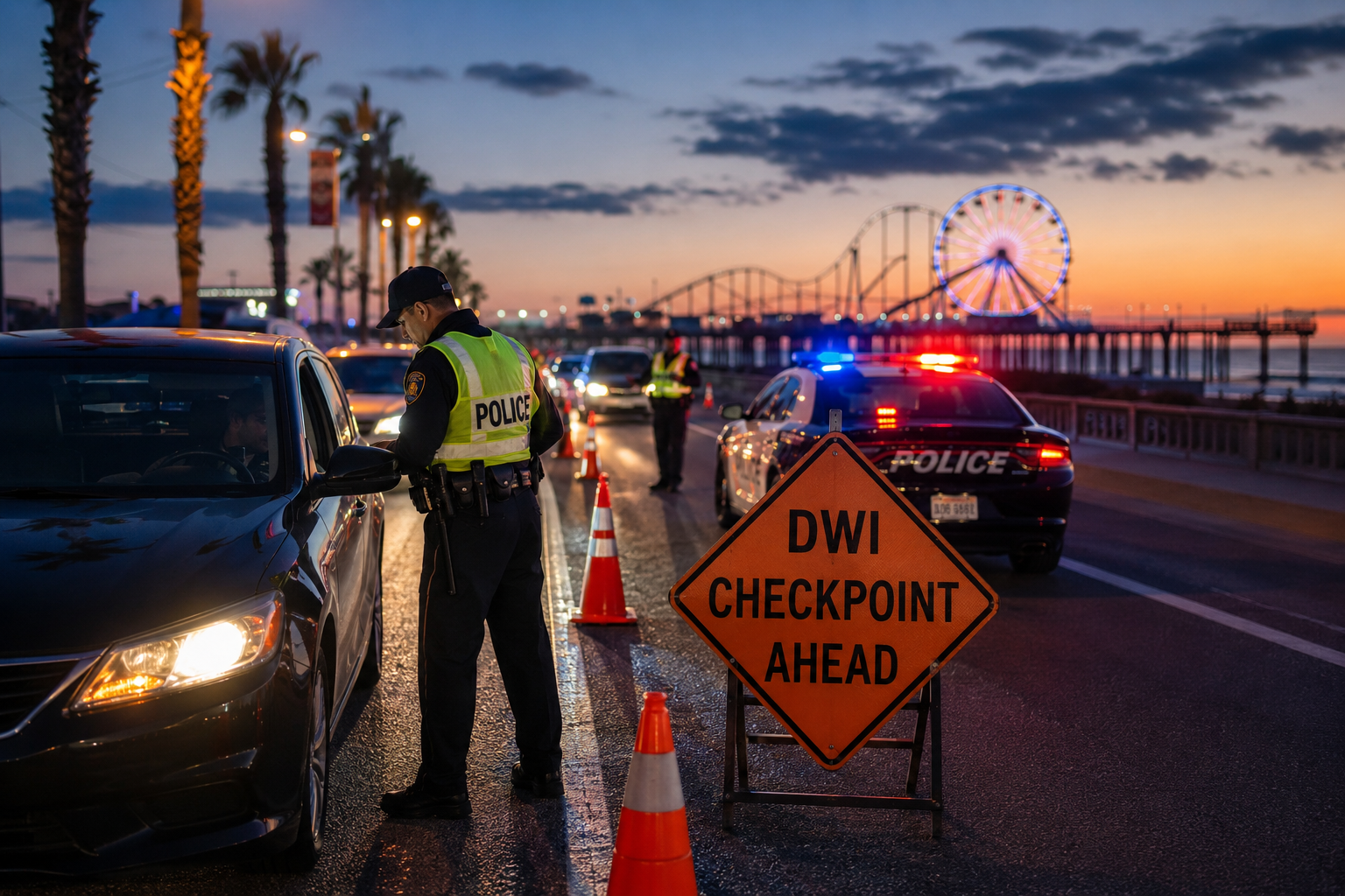 Galveston Summer DWI Checkpoints: What Drivers Need to Know Before a Beach Weekend