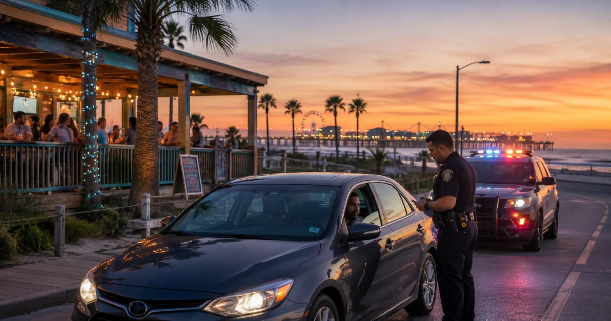Can Galveston Police Charge You With DWI Hours After You Left a Beach Bar?